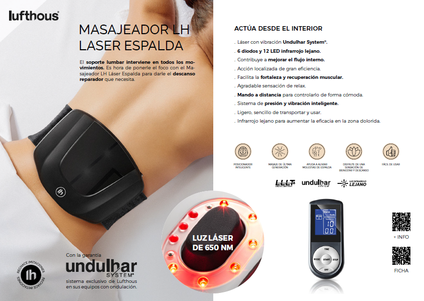 Venta de Masajeador láser espalda